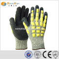 sunnyhope latex crinkle high impact resistant gloves for malaysia manufacturer